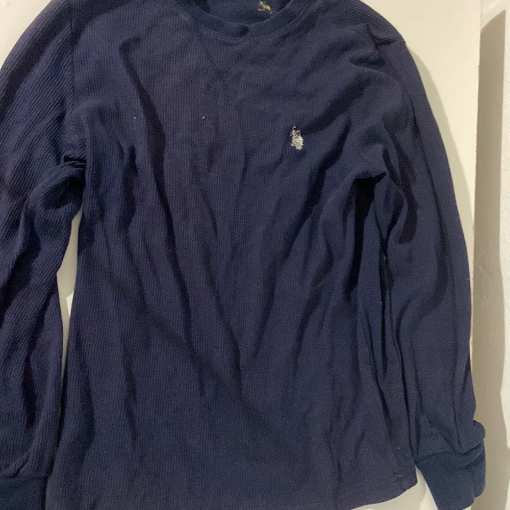 Blue sweatshirt